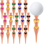 15 Pieces Funny Golf Tees Lady Girl Golf Tees, 76 Mm/ 3 Inch Plastic Pin Up Golf Tees, Home Women Golf Tees For Golf Training Ac