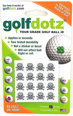 Golfdotz  Skullmania Design  Golf Ball Markers  Golf Accessories  Golf Ball Customizers  32 Count