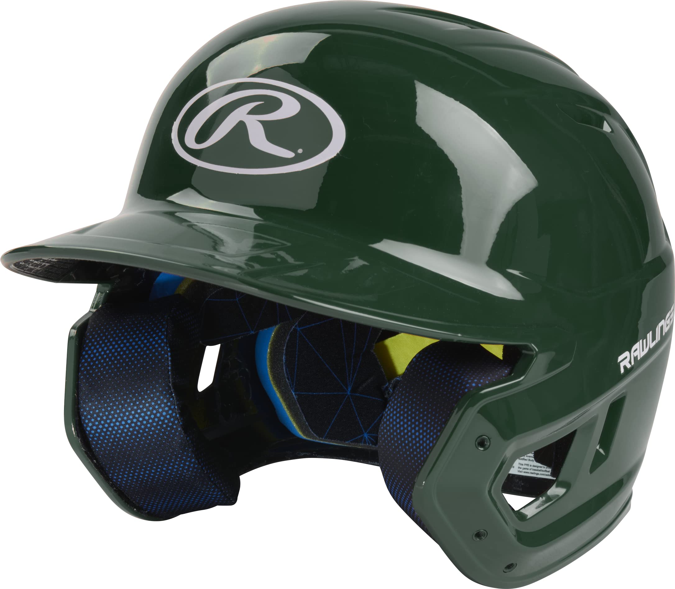 Rawlings | MACH Batting Helmet | Gloss Dark Green | Senior (6 7/8 - 7 5/8)
