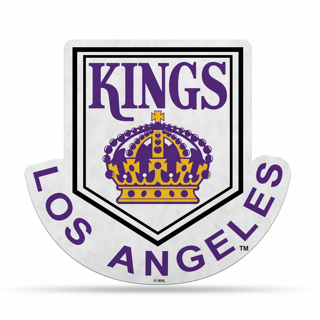 Rico Industries Nhl Los Angeles Kings Retro Shape Cut Pennant - Home And Living Room D  Cor - Soft Felt Ez To Hang