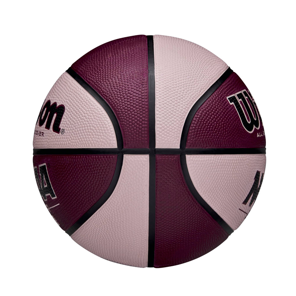 Wilson Ncaa Era Basketball - Plum/Pink, Size 6-28.5''