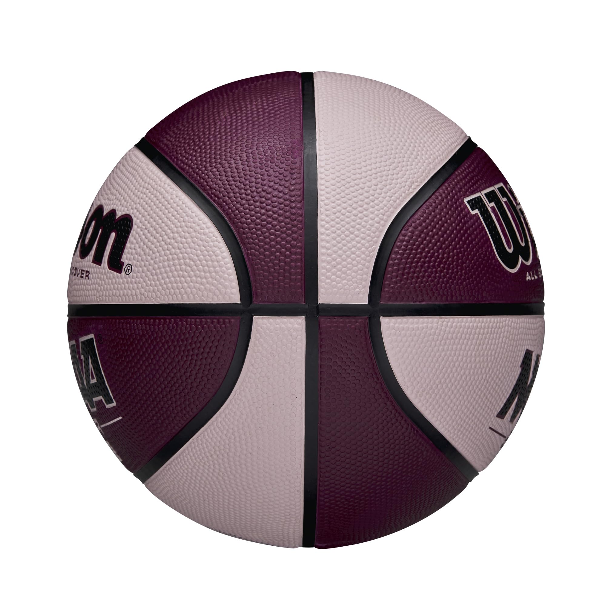 Wilson Ncaa Era Basketball - Plum/Pink, Size 6-28.5''