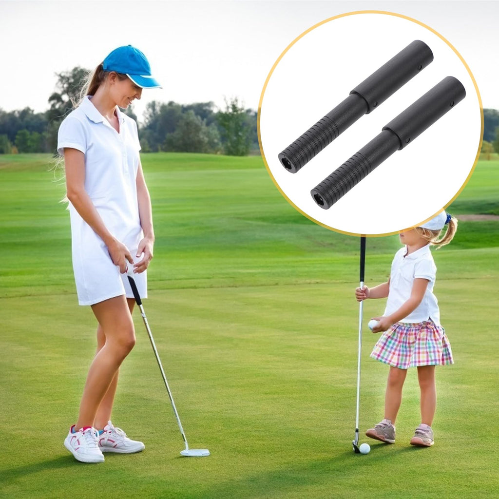 Veemoon 2Pcs Universal Golf Club Stick Shaft Extender: Golf Club Extension Rod Club Shaft For Steel Or Iron Wood Putter