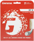 Gamma Tnt2 18G Tennis String, White
