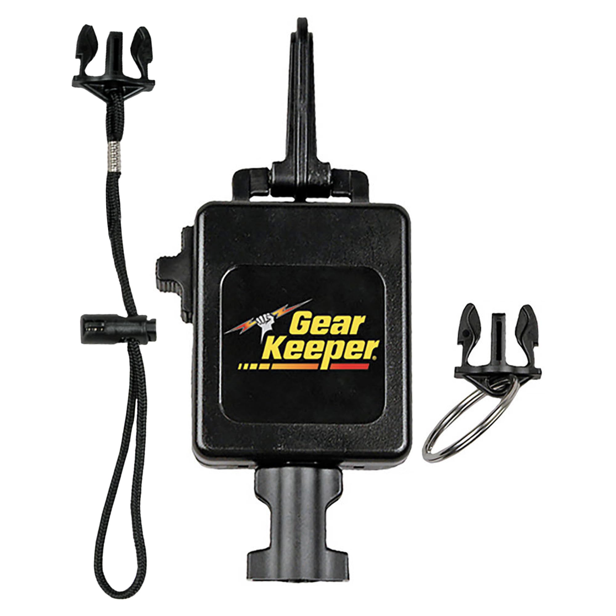 Gear Keeper Locking Large Scuba Dive Light & Camera Retractor - Deluxe Scuba Gear with Heavy-Duty Snap/Bracket Mount, Lanyard & 