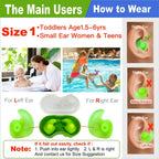 Waterdam Swimming Ear Plugs Great Waterproof Ultra Comfy Earplugs Prevent Swimmer'S Ear