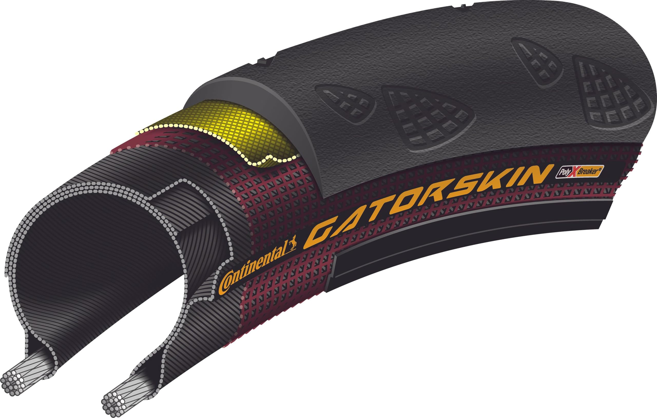 Continental Gatorskin Urban Specialty Bicycle Tire With Duraskin (26X1 1/8)