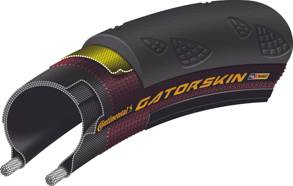 Continental Gatorskin Wire Road Tire 25 Black