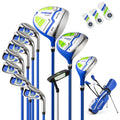 Tangkula 12 Pieces Men s Complete Golf Clubs Set Right Hand, Golf Stand Bag with 460CC #1 Driver, #3 Fairway & #5 Hybrid, #5#6#