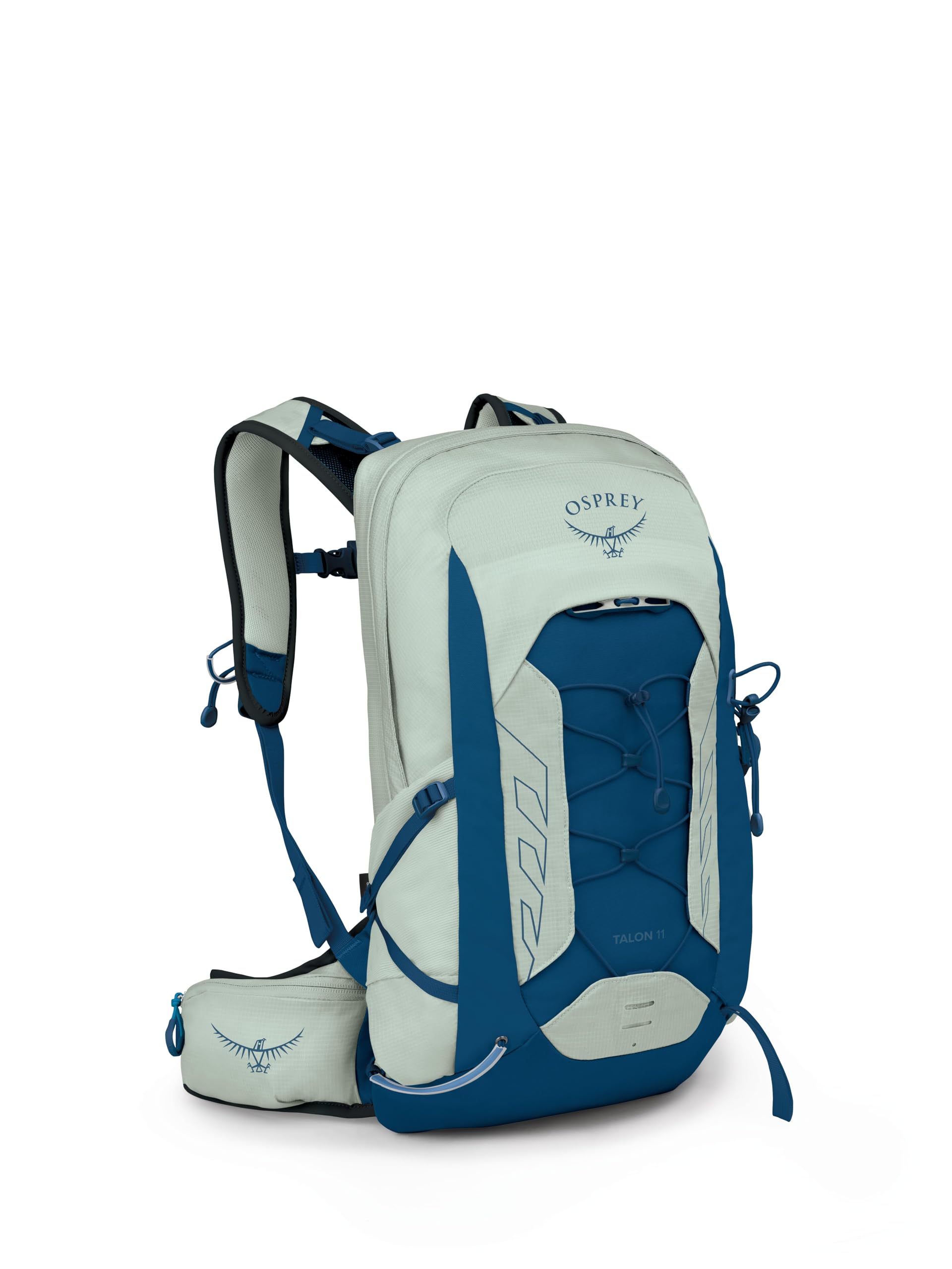 Osprey Talon 11L Mens Lightweight Hiking Backpack - Small Daypack for Travel & Camping, Frosty Mint Green/Night Shift