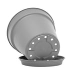 Mintra Home Garden Pots 4Pk (Grey, 15Cm Diameter (59In))