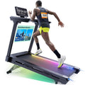 1st Smart Home Treadmill only for Marathoner, UREVO Quiet Treadmills for Home with Dual Brushless 4.0 HP Motorized, 12.5 MPH Fol