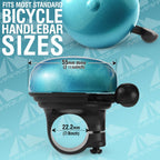 Marque Bike Bell For Adults & Kids - Nice, Loud, Crisp Ding Sound Bicycle Bell - Must Have Bicycle Accessories For Mountain Mtb,