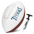 Franklin Sports Nfl Tennesseee Titans Autograph Football - Official Size White Panel Souvenir Football For Autographs + Signatur