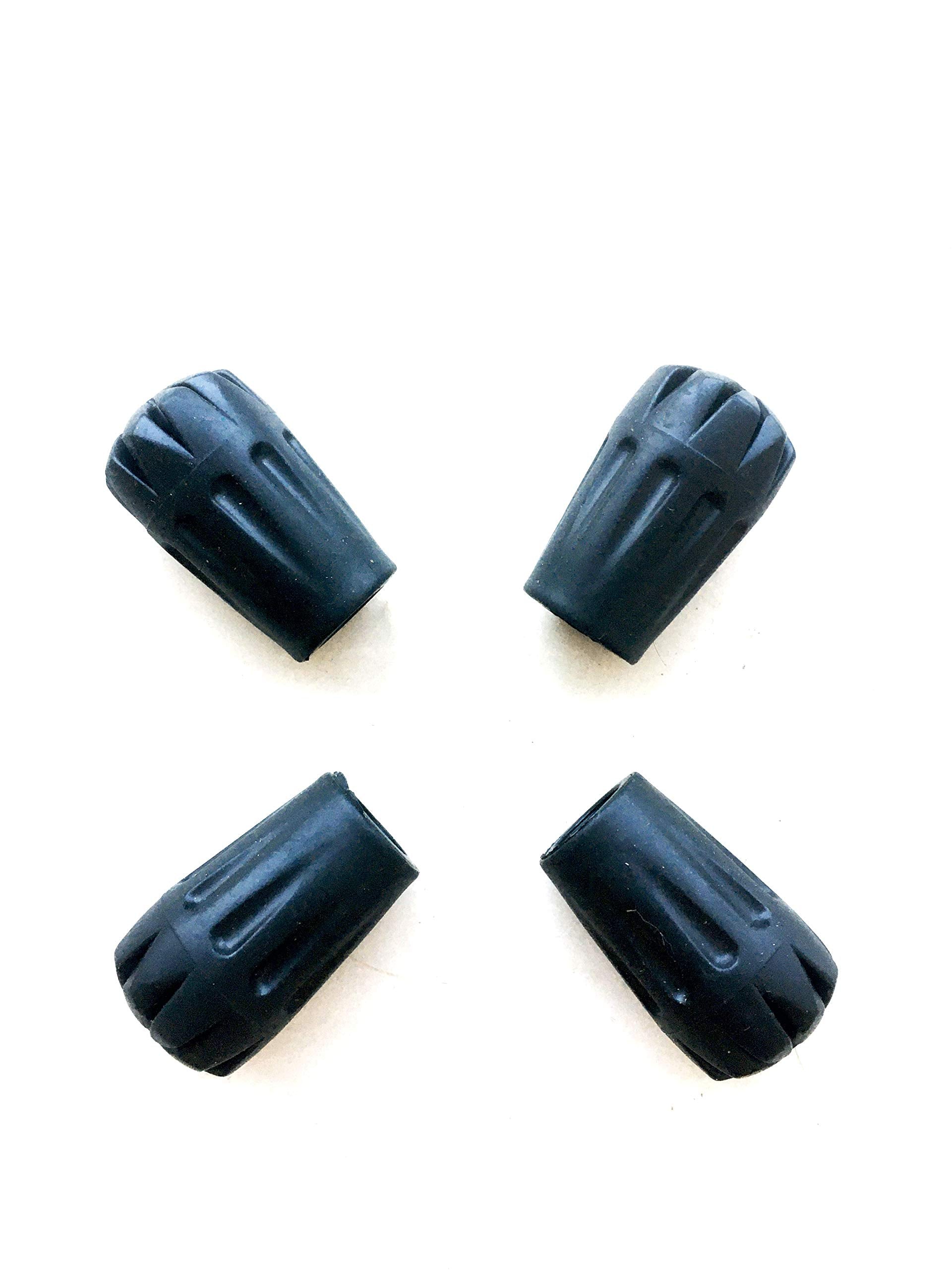 Llj 4Pcs Replacment Trekking Pole Tips For Standard Treeking Poles