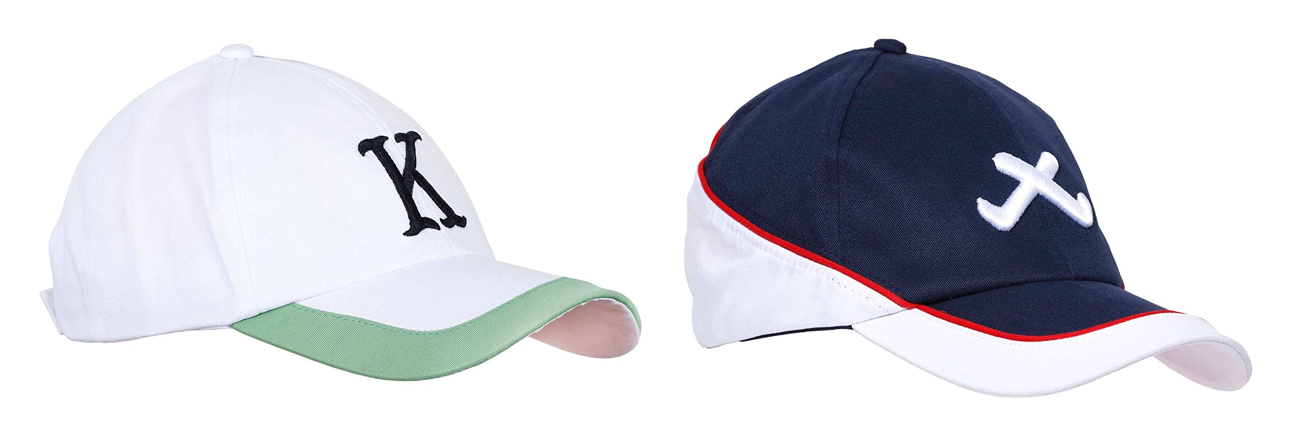 Ojass Soft Cotton Adjustable Unisex Cap For Men And Women Freesize Baseball Caps (Pack Of 2)