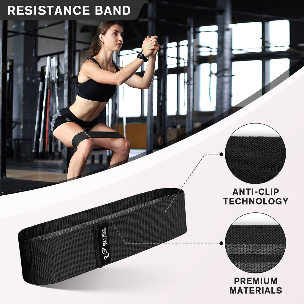 Ritfit Upgraded 7 Pack Barbell Squat Pad Set With Resistance Band,2 Safety Straps,2 Gym Ankle Straps And Carry Bag,Workout For L