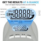 Tipre 396Lbs/180Kg Grip Strength Tester, Digital Dynamometer With Lcd Display, Adjustable Hand Grip Training Gauge, Exercisers F