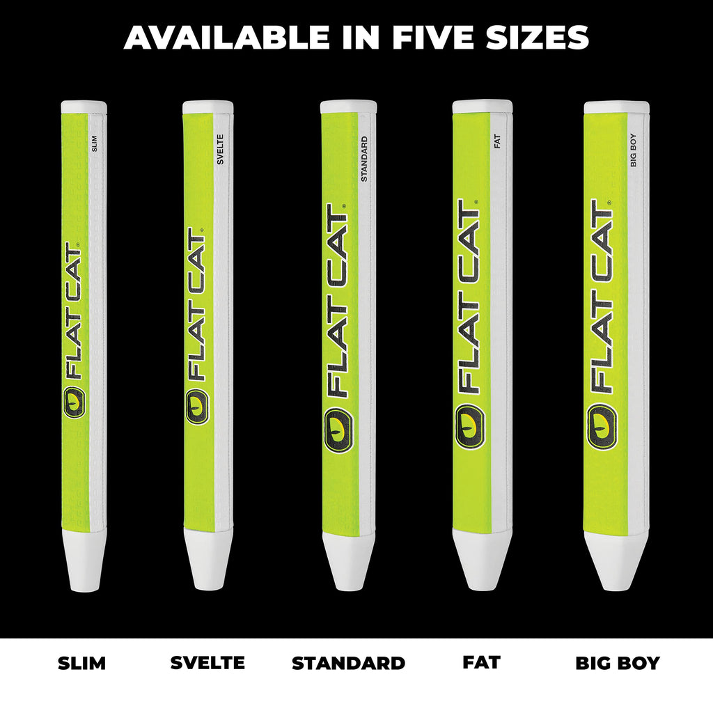 Flat Cat Putter Grip, Standard 8707Nt, Slightly Oversized Non-Tapered Golf Grip, Flat Sides Put The Feeling Of A Square Putter F