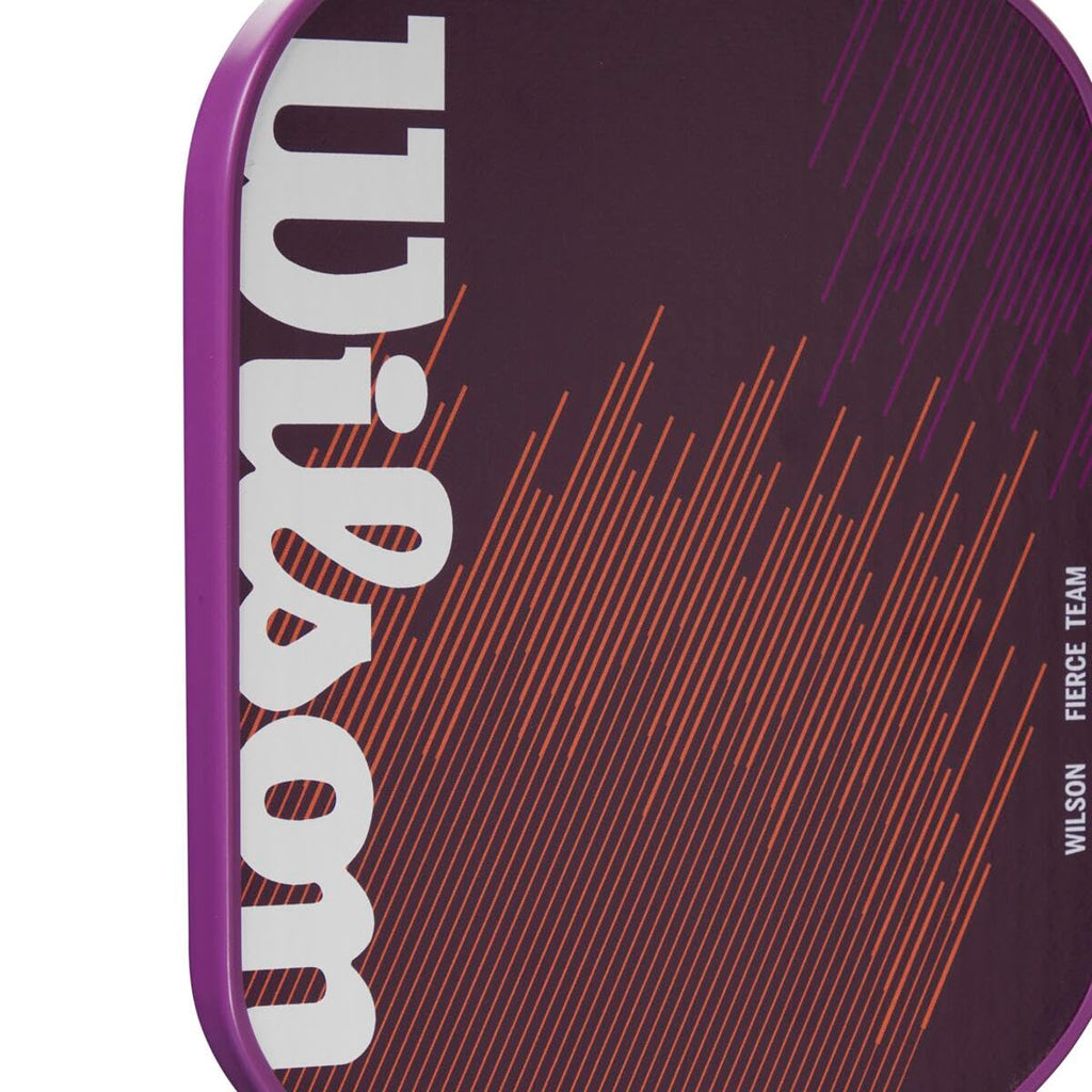Wilson Fierce Team 13Mm Pickleball Paddle - Grip Size 2-4 1/4'', Purple