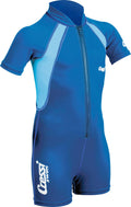 Cressi Cressi Kids Swimsuit, blue, M, Blue/Azure
