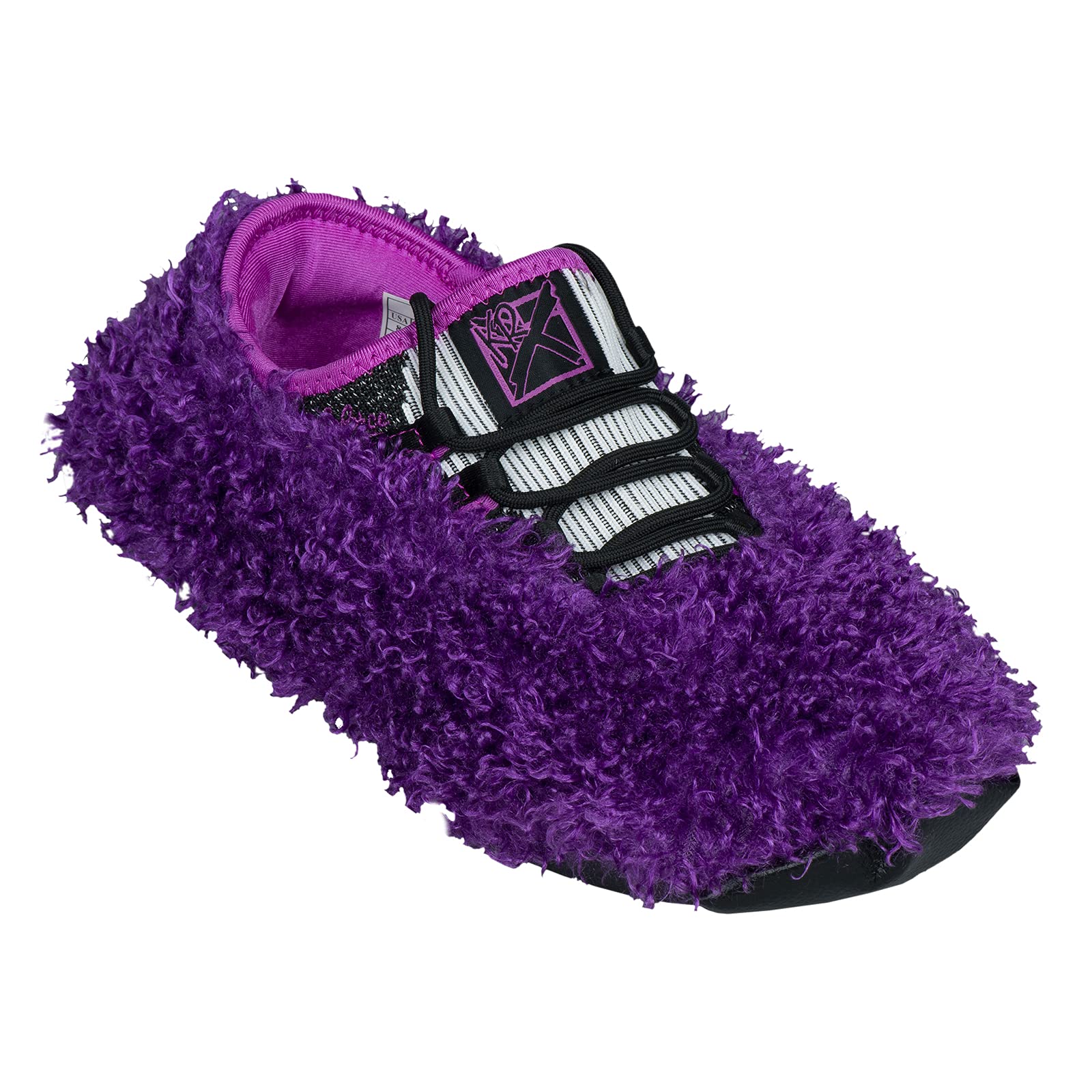 KR Strikeforce Bowling Shoe Covers One Size Fits Most - Sold in Pairs - Fuzzy Purple