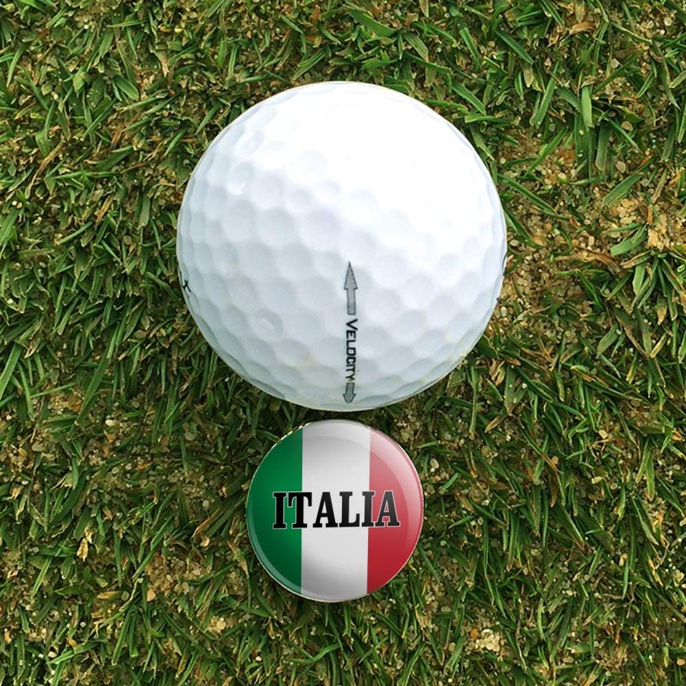 Graphics & More Italia Italy Italian Flag Golf Divot Repair Tool And Ball Marker