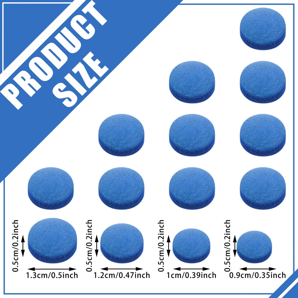 Gejoy 20 Pieces Billiard Pool Cue Tips Pool Cue Tips Replacement Kit Pool Stick Tips Billiard Cue Tips With Storage Box For Pool