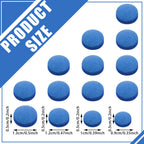 Gejoy 20 Pieces Billiard Pool Cue Tips Pool Cue Tips Replacement Kit Pool Stick Tips Billiard Cue Tips With Storage Box For Pool