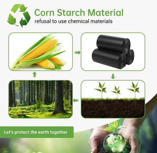 50 Portable Toilet Bags For Camping, 8 Gallon 1.3 Mil Thickened Compostable Toilet Replacement Bags For Portable Potty, Trash Ba