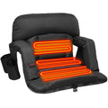 Suteck Extra Wide Heated Stadium Seats with Back Support, Portable Sofa Style Bleacher Chair with Back and Cushion, Armrest, Ide