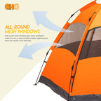 Instant Pop Up Tent Family Camping Tent Portable Light Weight Tents Automatic Easy Setup Tent Waterproof Windproof Backpack Tent