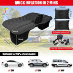 Milky House Car Bed Inflatable Mattress, Inflatable Car Travel Bed Mattress, Car Mattress Back Seat Rv Bed Mattresses For Automo
