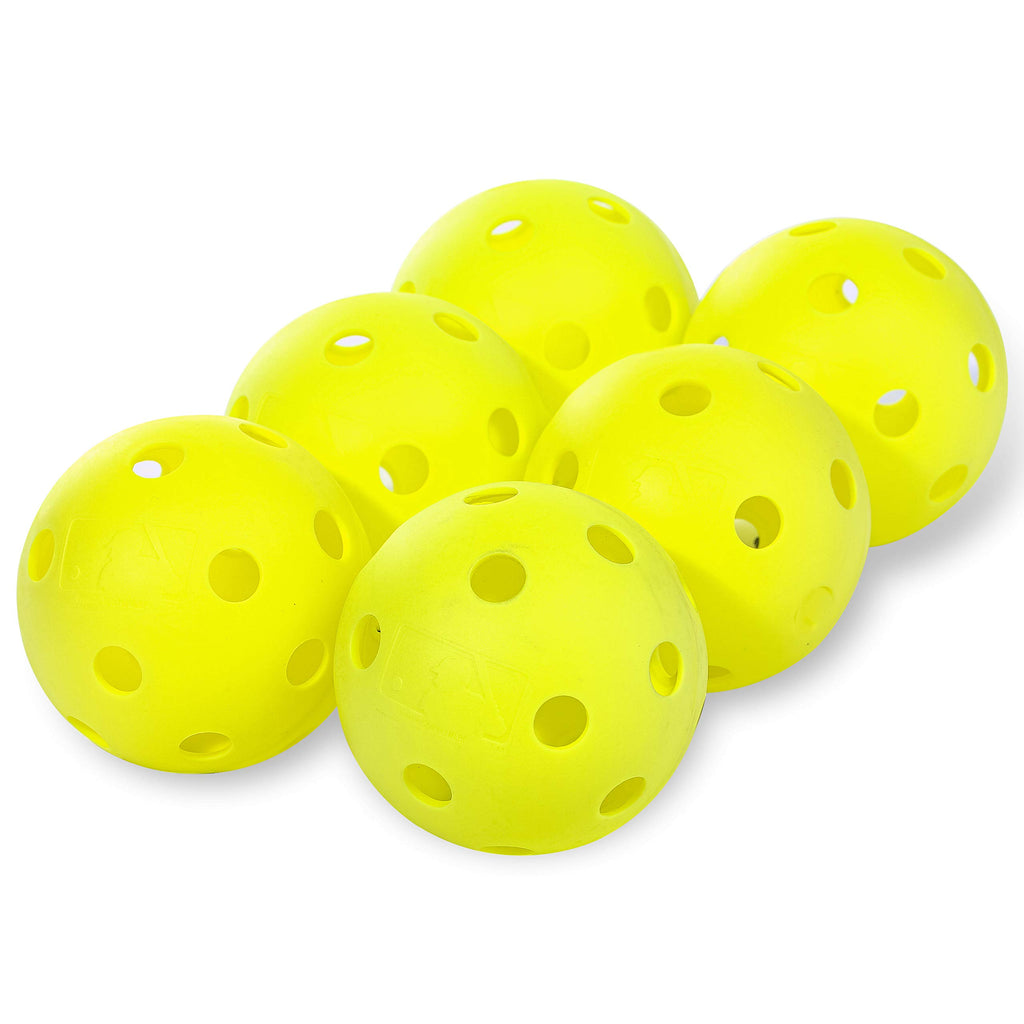 Franklin Sports Plastic Softballs - Mlb - Includes 6 Balls For Batting Practice Or Backyard Baseball Play - Replacement Balls - 