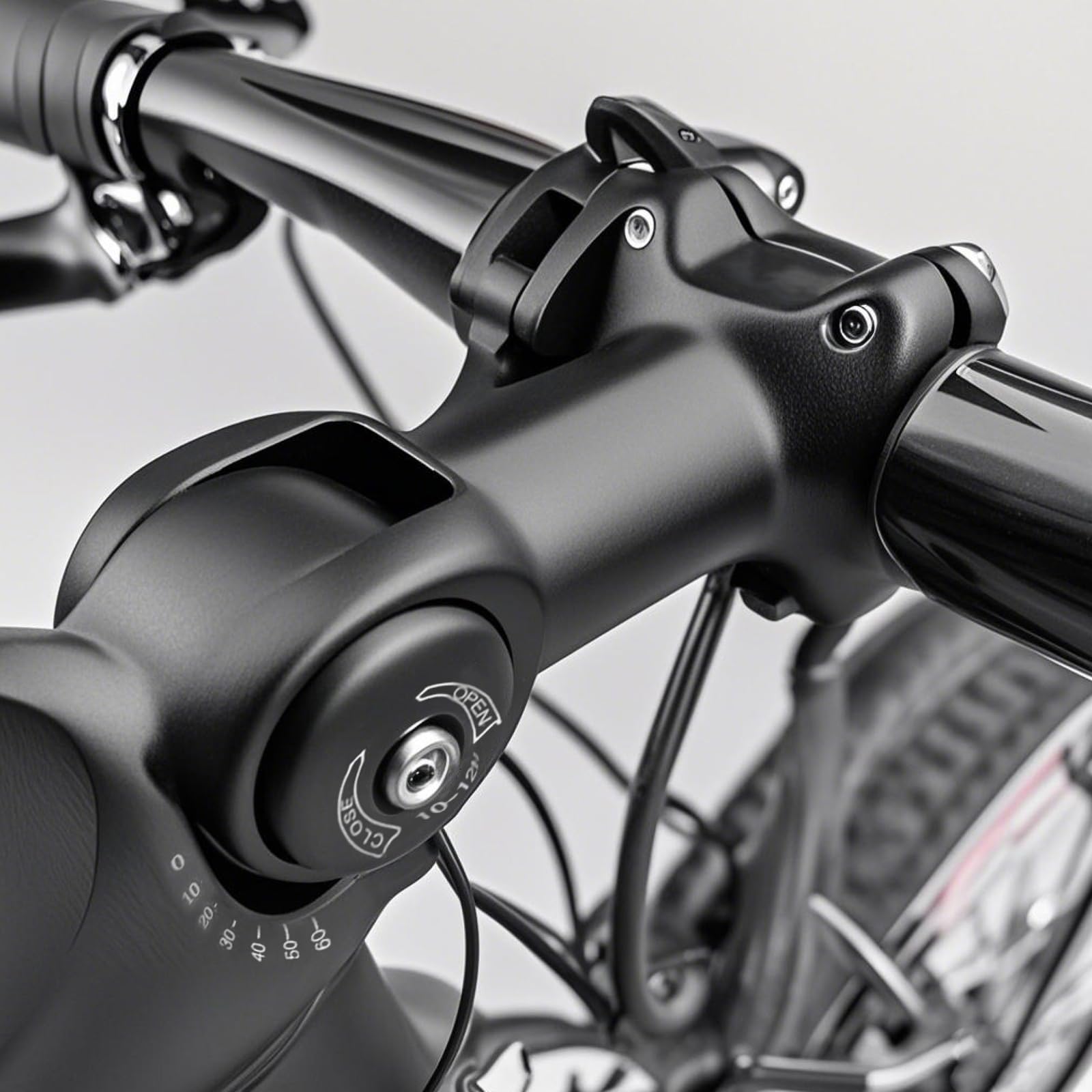Triwonder Bike Stem 25.4 31.8 Adjustable 60 Degree 90Mm 110Mm 130Mm Bike Handlebar Extender Stem Riser Bicycle Handle Bar Extens