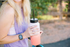 Simple Modern Wide Mouth Lid Leak Proof Straw Chug Handle Flip Fits Summit Water Bottles And Hydro Flask, Tumbler Style, Riptide