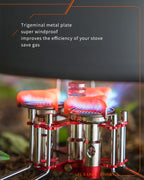 Bulin 5800W Ultralight Windproof Camping Gas Stove, Portable Small Mini Backpacking Hiking Stove Burner, Lightweight Outdoor Bac