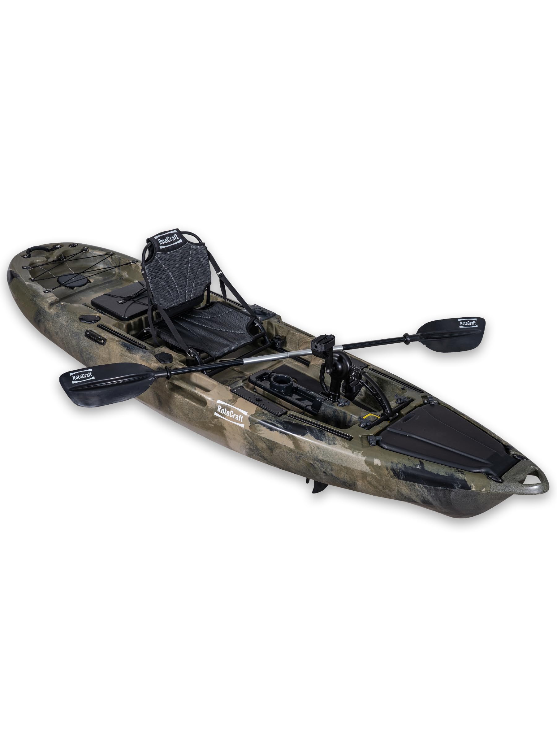 RC 10 Single Pedal Kayak - Propeller Drive (Green Camo)