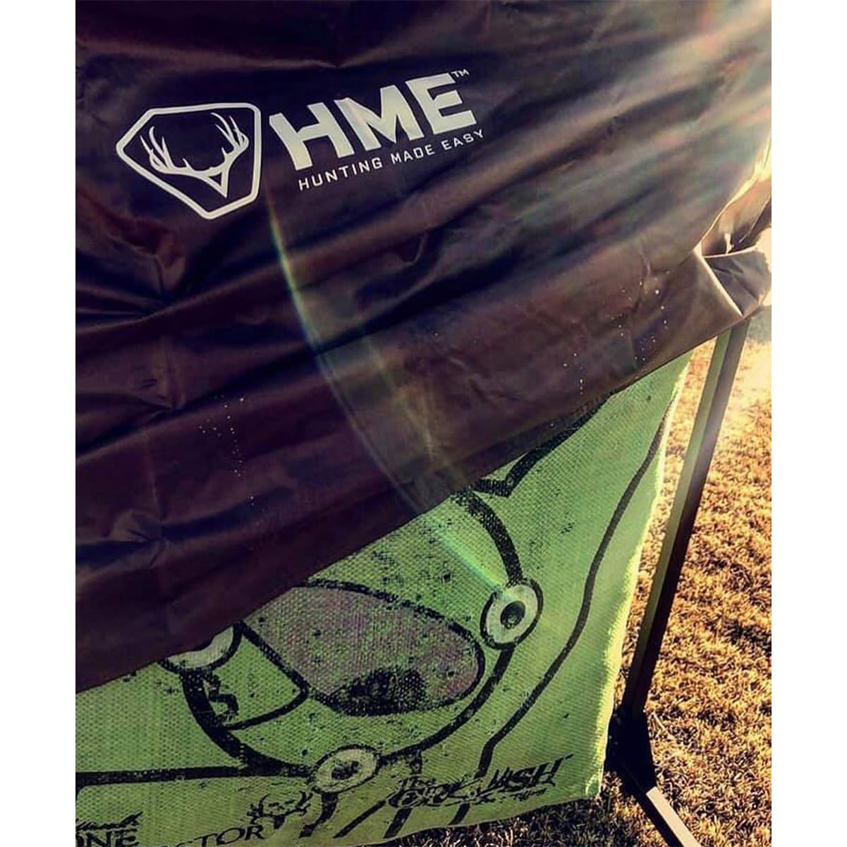 Hme Universal Target Cover For Archery & Hunting Practice Durable Weatherproof Protective Cover For 3D Targets & Bag Targets,Oli