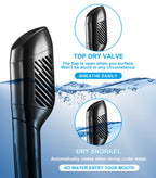 Aegend 2 Pack Snorkeling Gear for Adults, Dry Snorkel Set Panoramic View Enhanced Anti-Leak and Anti-Fog Technology, Adjustable