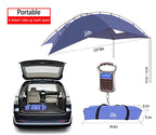 Versatility Camping Tent For Truck Bed,Suv Rving, Van,Trailer And Overlanding Portable Teardrop Awning Canopy Tear Resistant Tar