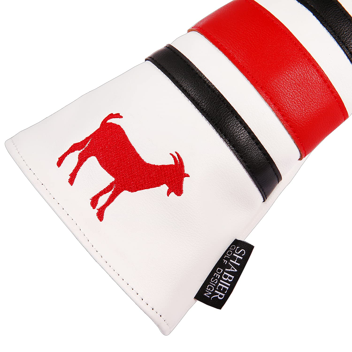 Shabier Golf Sports Style Golf Wood Club Headcover Driver Cover For Taylormade M5 M6 Driver (White 23 Fairway Cover)
