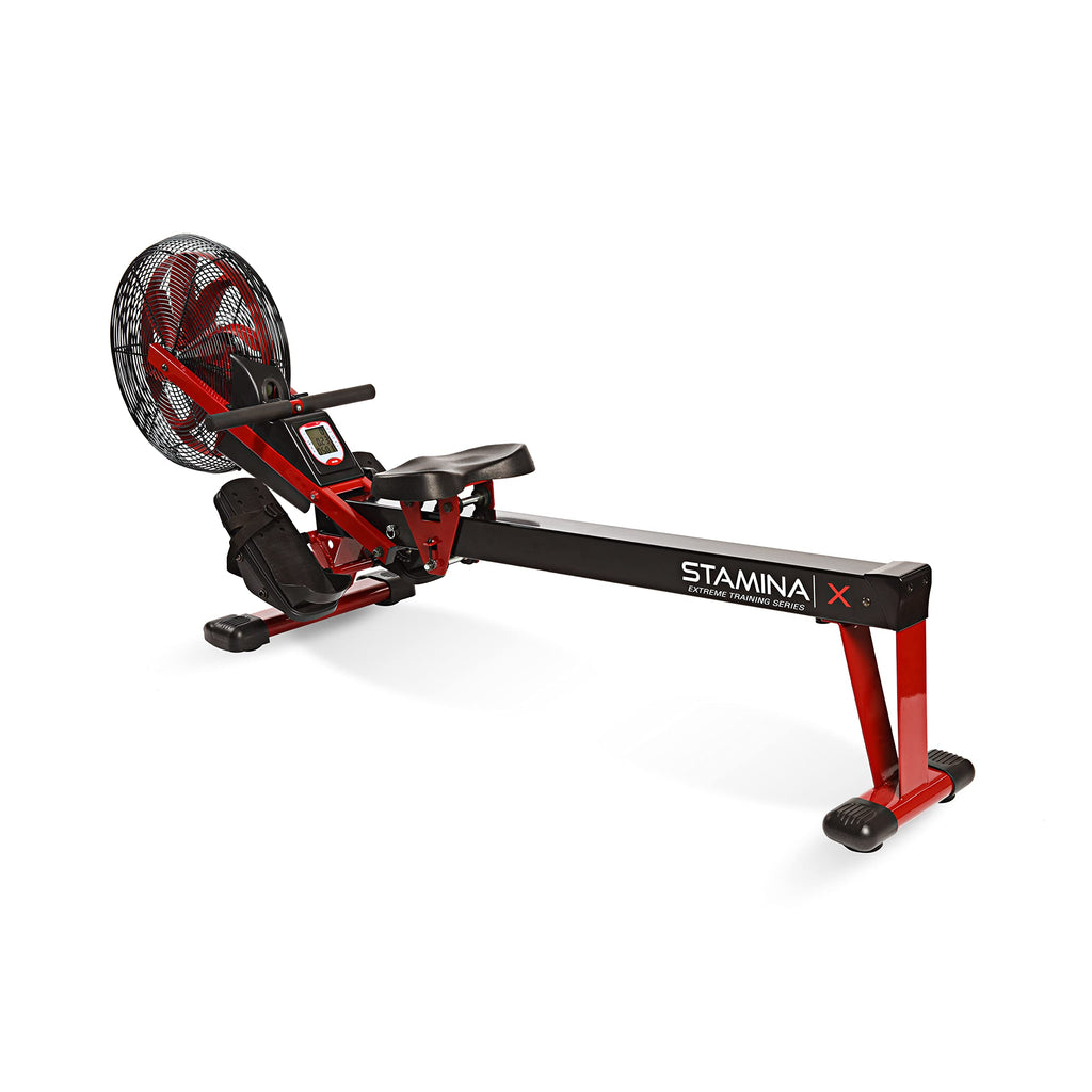 Stamina | X Air Rower - Rower Machine With Smart Workout App - Rowing Machine With Air Resistance For Home Gym Fitness - Up To 2