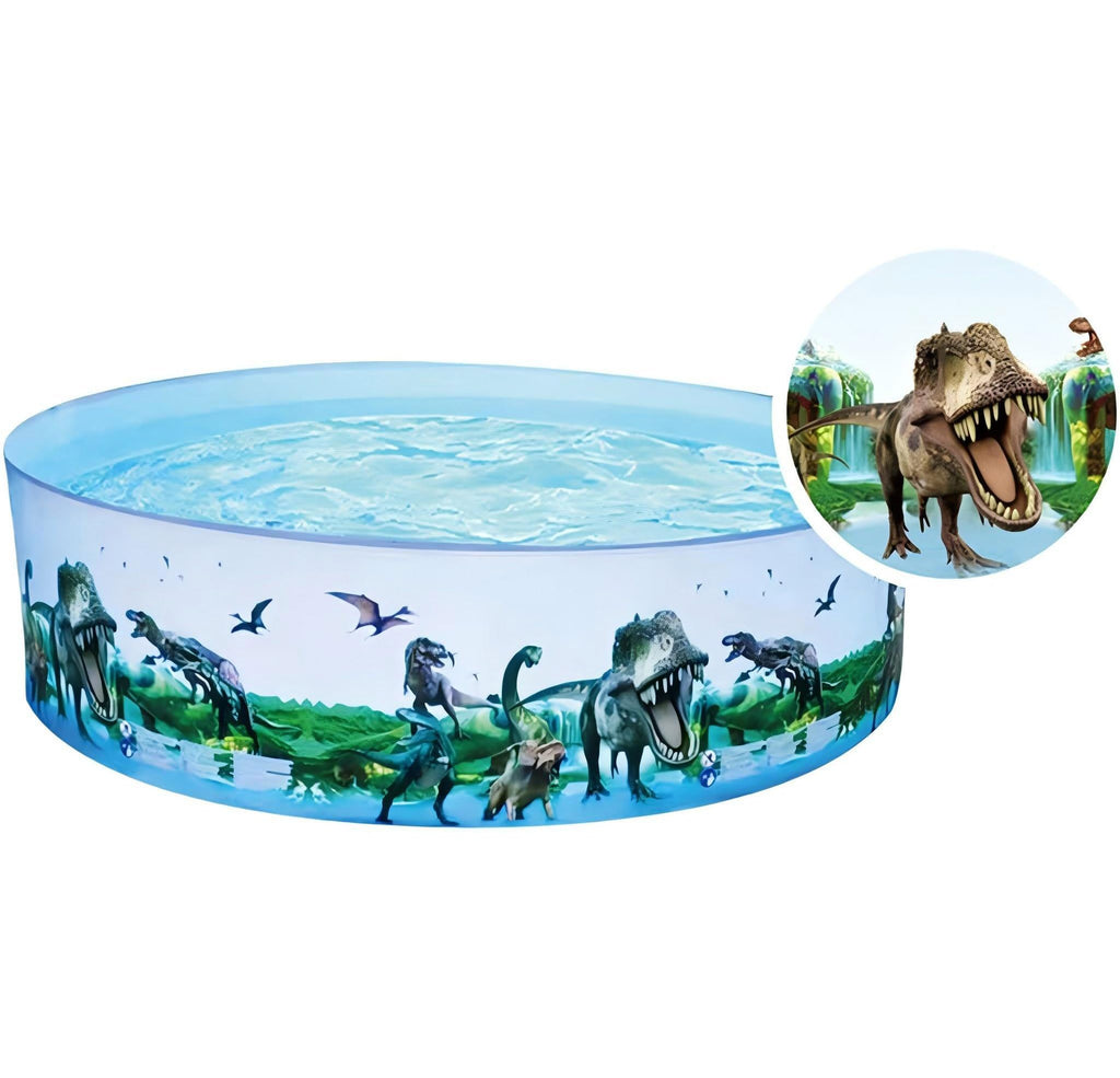 Nuwani Kiddie Pools - Round Plastic Pool For Kids, Toddler & Baby - Easy Non Inflatable Snapset Kid Pool - Large Collapsible Swi