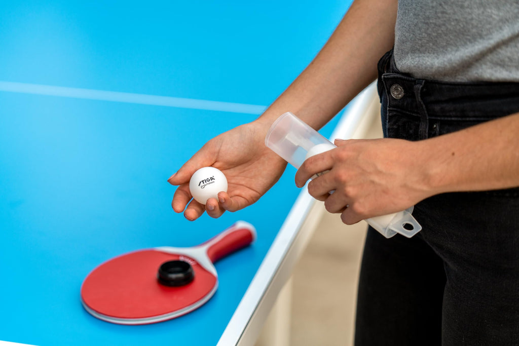 Stiga 4 Pack Outdoor Ping Pong Balls - Minimizes Wind Resistance