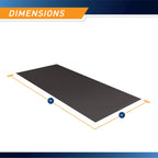 Marcy Fitness Equipment Mat And Floor Protector For Treadmills, Exercise Bikes, And Accessories Mat-366 (78'' X 36'' X 0.25'' Th