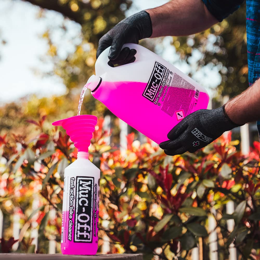Muc-Off Nano-Tech Bike Cleaner, 5 Liter - Fast-Action, Biodegradable Bicycle Cleaning Fluid - Safe On All Surfaces And Suitable