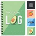 Workout Planner For Daily Fitness Tracking & Goals Setting (A5 Size, 6A X 8A, Avo Green), Men & Women Personal Home & Gym Traini