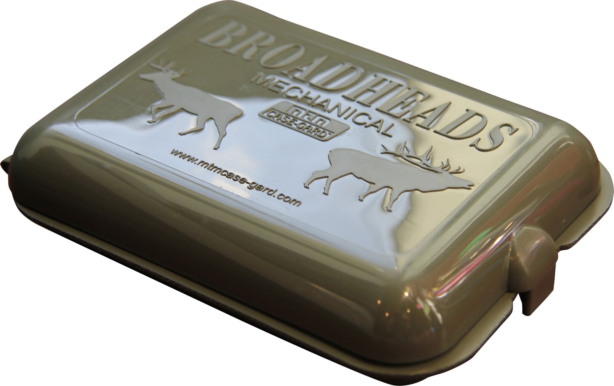 Mtm Molded Products 13083 Mechanical Broadhead Case  Army Green