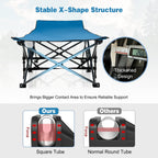 Gymax Camping Cot, 600 Lbs Heavy Duty Sleeping Cot W/Ergonomic Incline Design, 3-In-1 Pocket, Carry Bag, Folding Cot For Adults